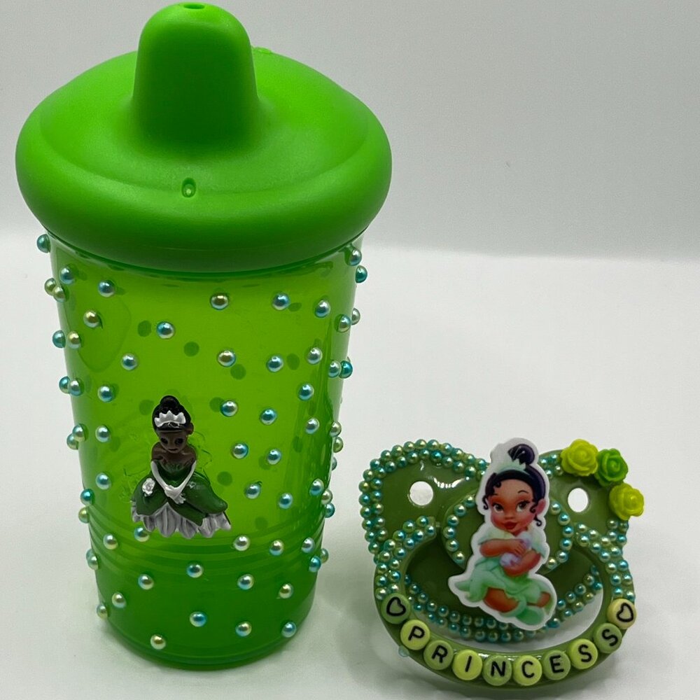 Princess Sippy & Adult Pacifier Set
